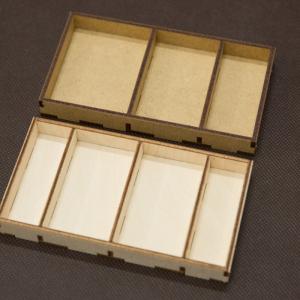 Insert do gry Horror w Arkham LCG - edycja 2026 - Pojemniki segregujące żetony - wersja ze sklejki i HDF