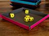 Tacka na kości (dice tray) - #04 Szaro-różowa 