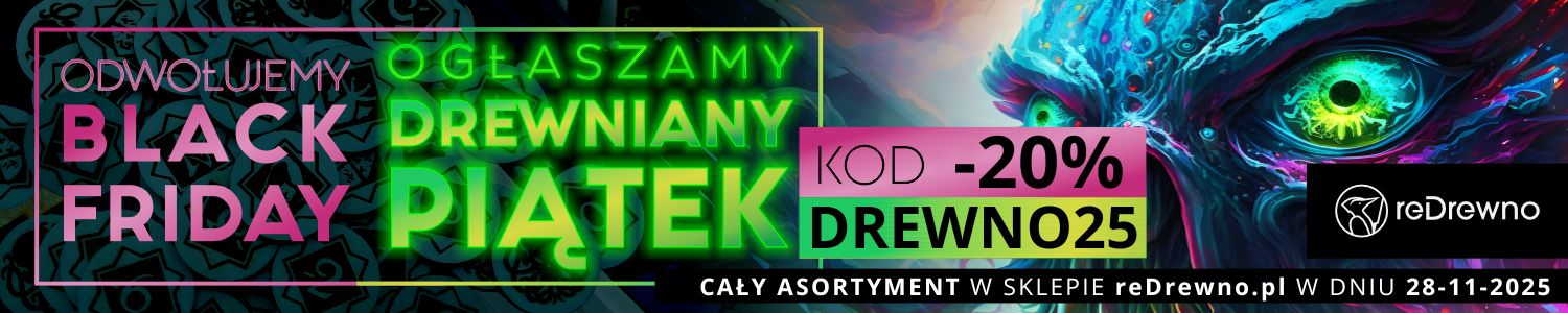 Promocja rabat 20% drewniany piątek