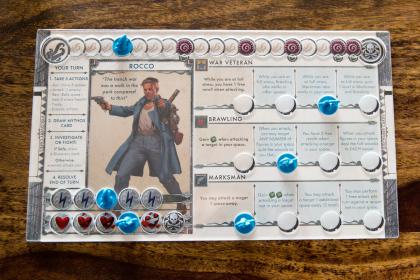 Nakładki na plansze postaci pasujące do gry Cthulhu Death My Die