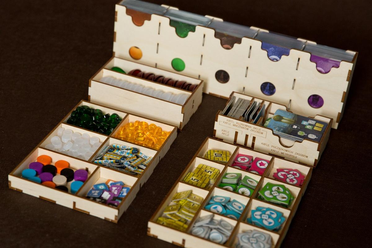 Insert pasujący do gry Podwodne Miasta z dodatkiem Nowe Odkrycia